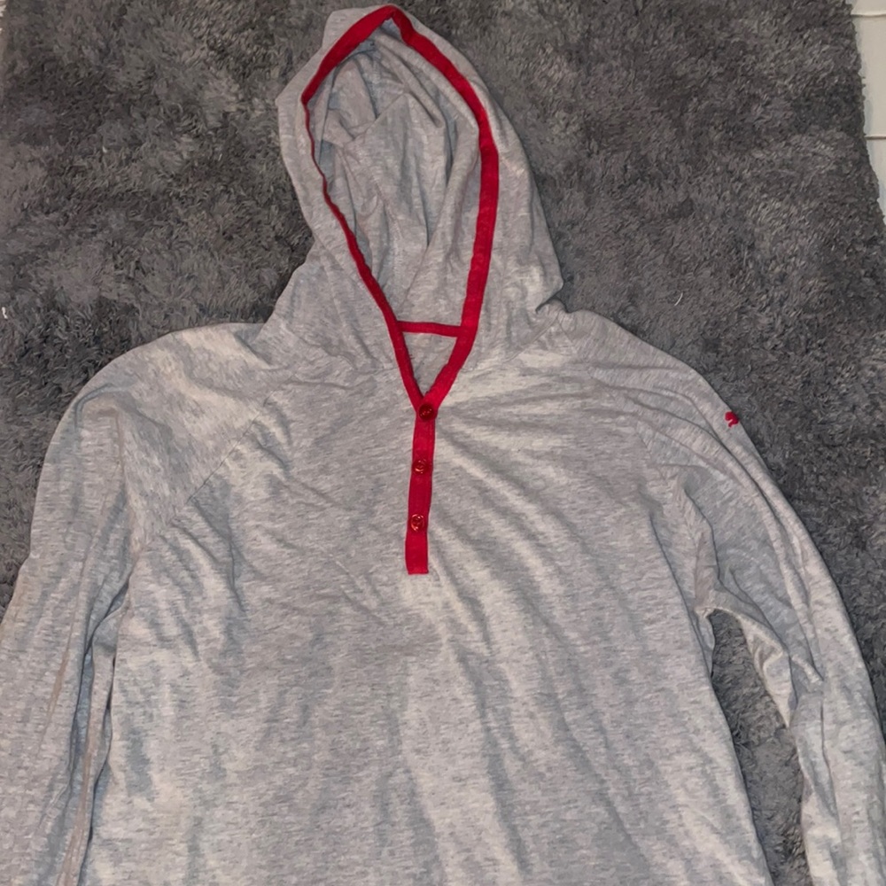 Puma Long Sleeved Hooded T-Shirt